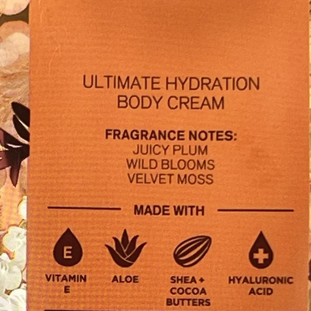 Bath & Body Works - Fall in Bloom - Ultimate Hydration 8oz Body Cream Hyaluronic